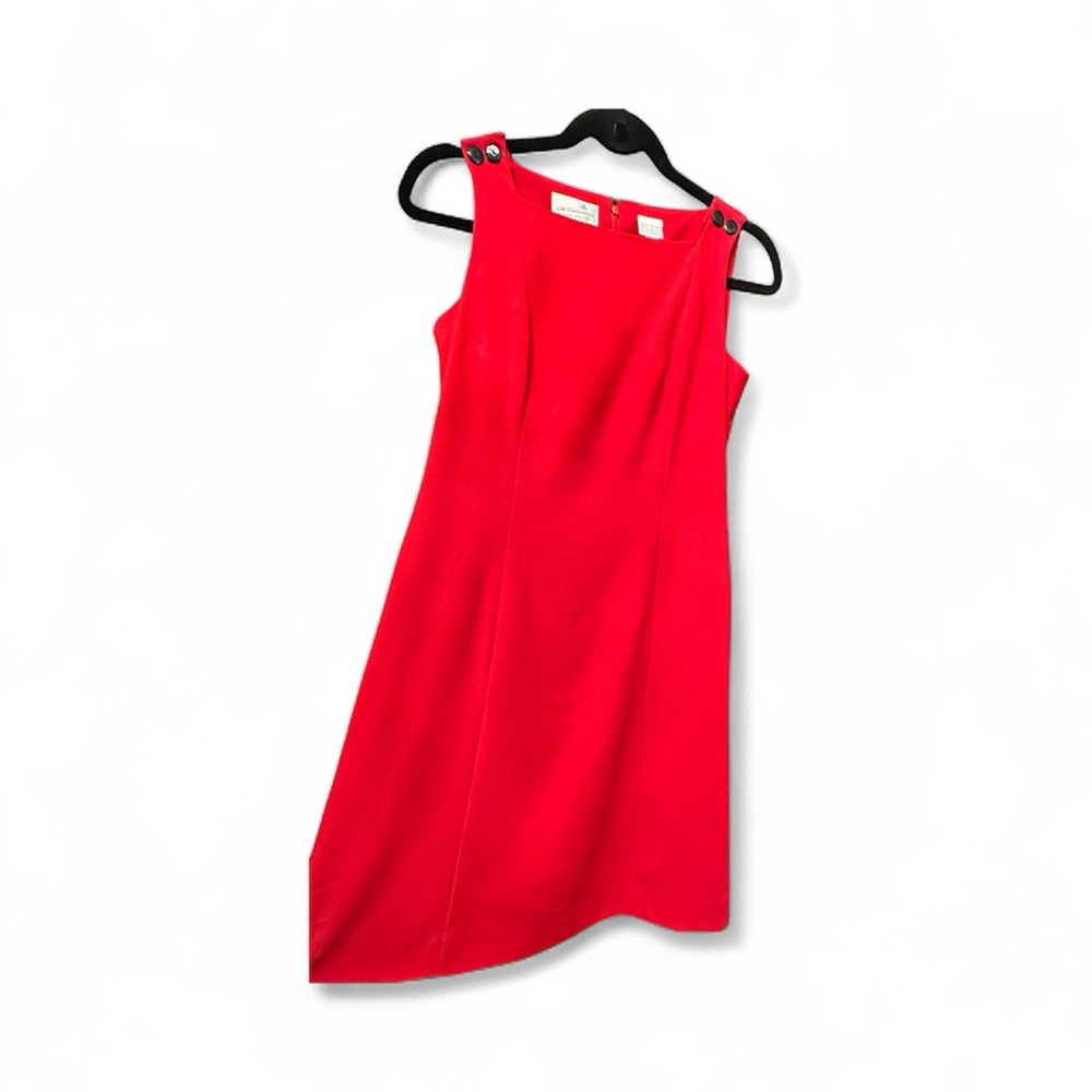 Liz Claiborne Vibrant Red Mini Dress
